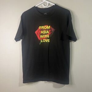 Anti Social Social Club Men's Tshirt‎ - Black, From Asia With Love, Rose - Med